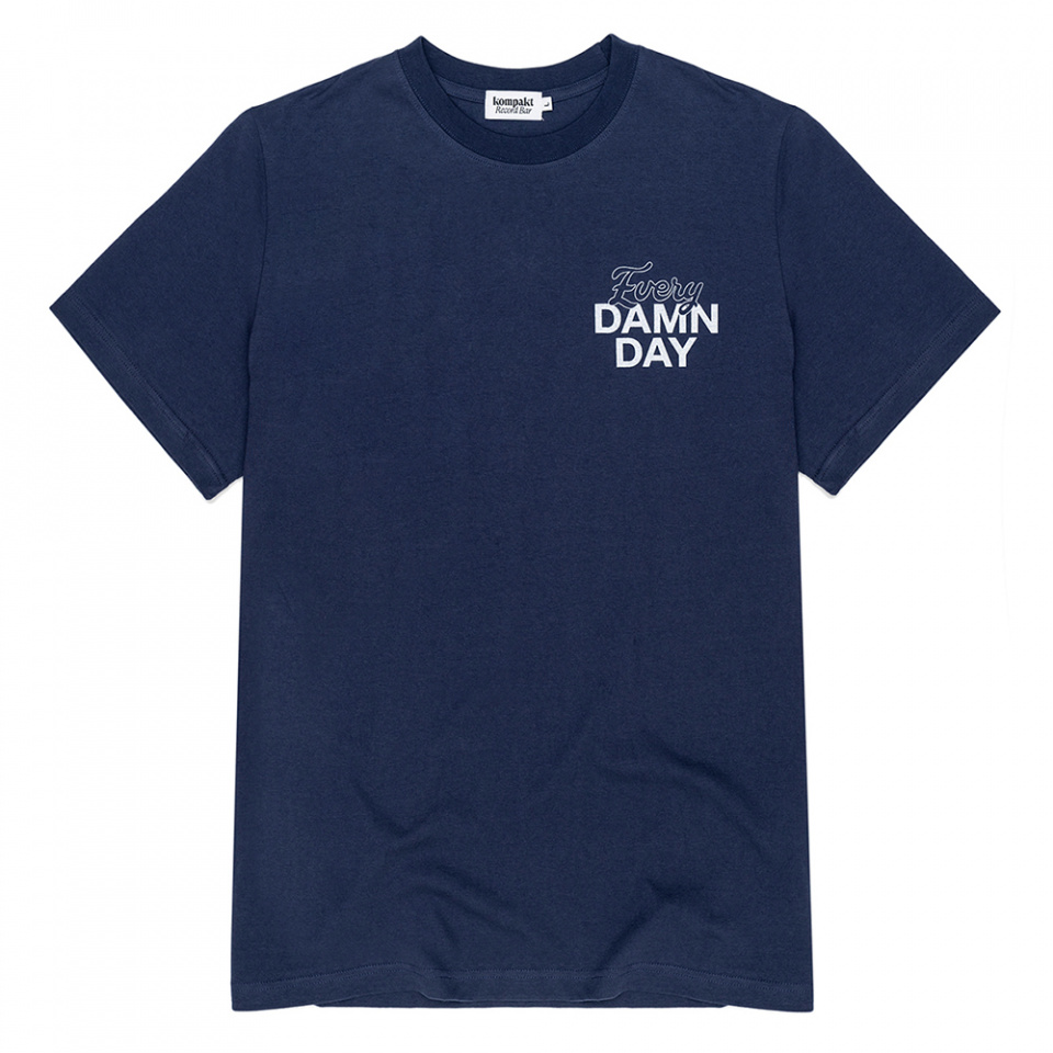 ★COMPAKT RECORD BAR★ Every Damn Day Tshirt Navy MUSINSA | KOMPAKT RECORD BAR Every Damn Day T-shirt - Navy