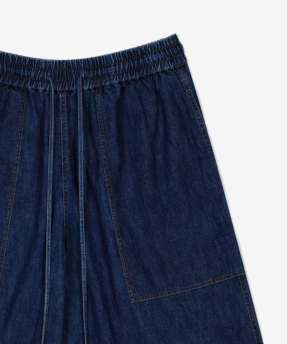 MUSINSA公式 | STUDIO NICHOLSON ウォッシュデニムショートパンツ