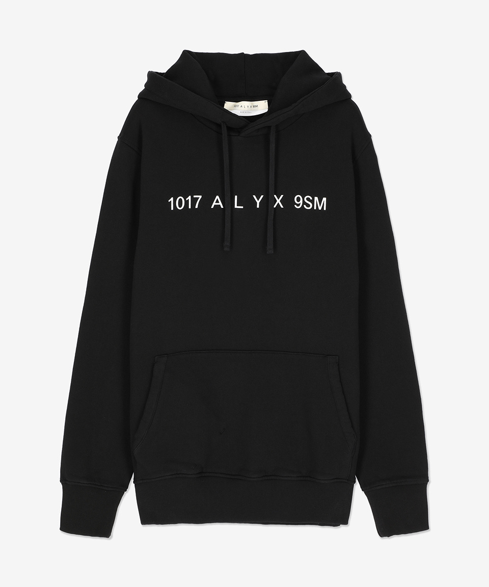★ALYX★ Front logo hood black AAUSW0185FA01BLK0001 AAUSW018 MUSINSA | 1017 ALYX 9SM Front Logo Hood - Black