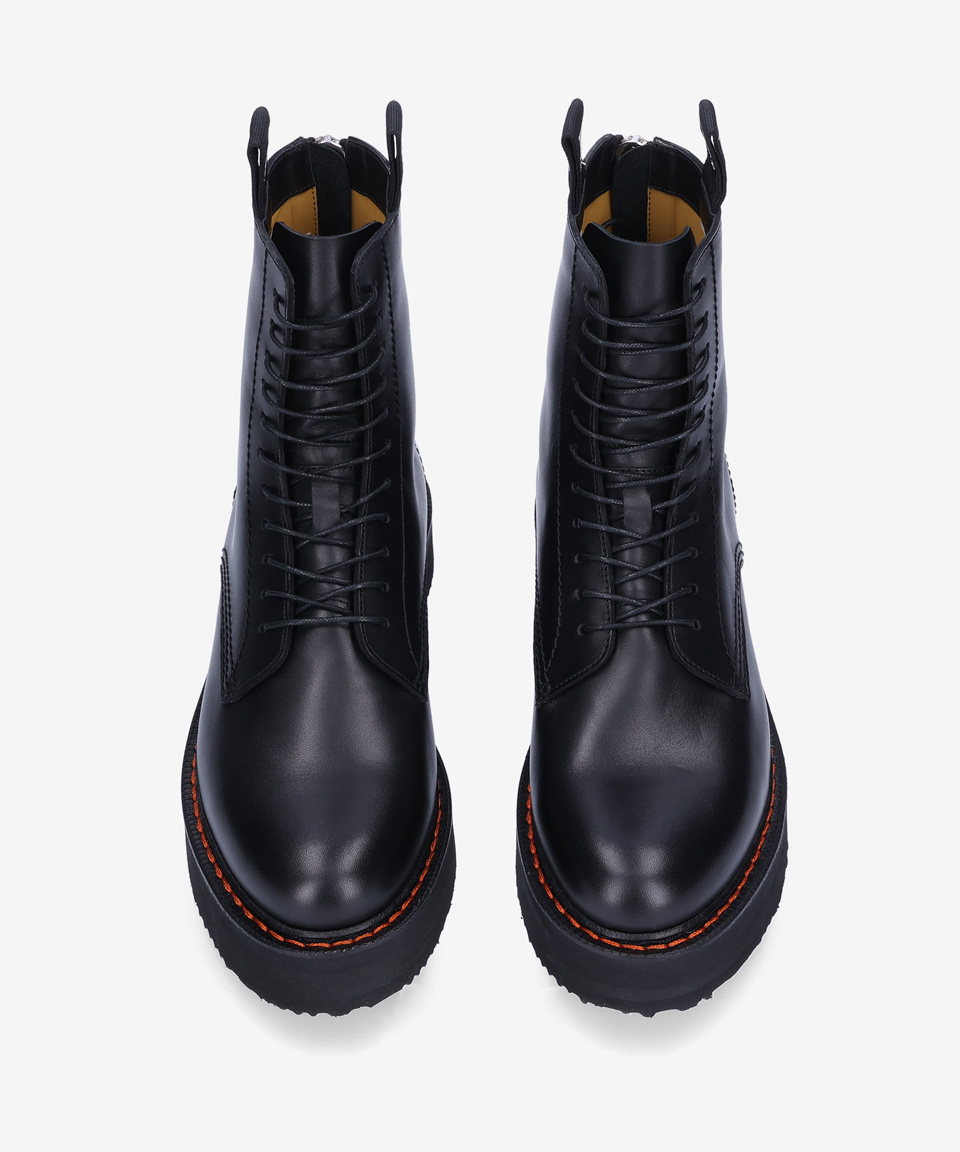 MUSINSA公式 | R13 Single Stack Boots - Black / R13WS025S001A