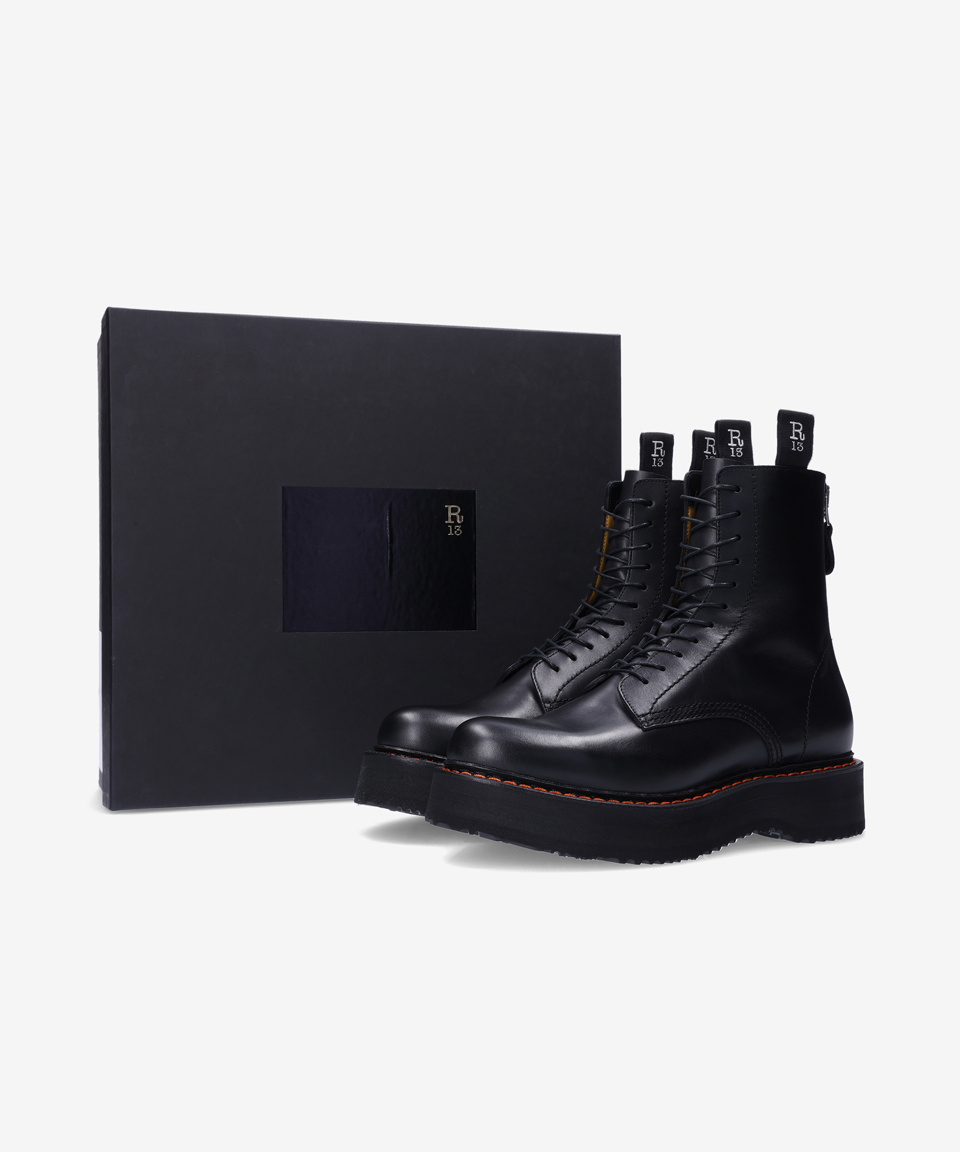 【関税込み】R13 ブラック Single Stack ブーツ MUSINSA公式 | R13 Single Stack Boots - Black / R13WS025S001A
