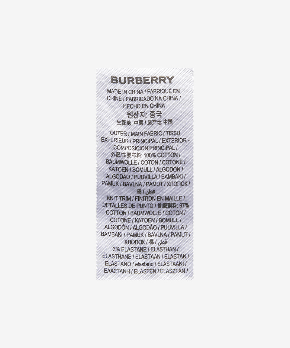 MUSINSA | BURBERRY Logo Print Hood - Black / 8055318