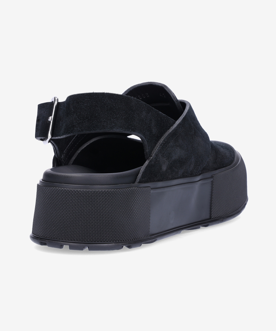MUSINSA | ALEXANDER McQUEEN Mount Slick Sandals - Black