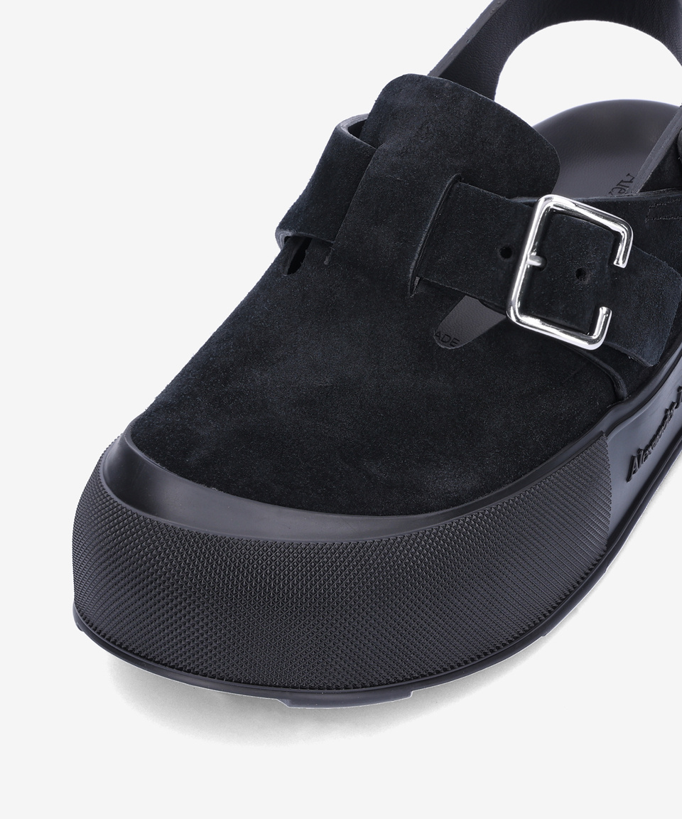 ★alexander mcqueen★ Mount Slick Sandals Black 735803WHXK51 MUSINSA | ALEXANDER McQUEEN Mount Slick Sandals - Black