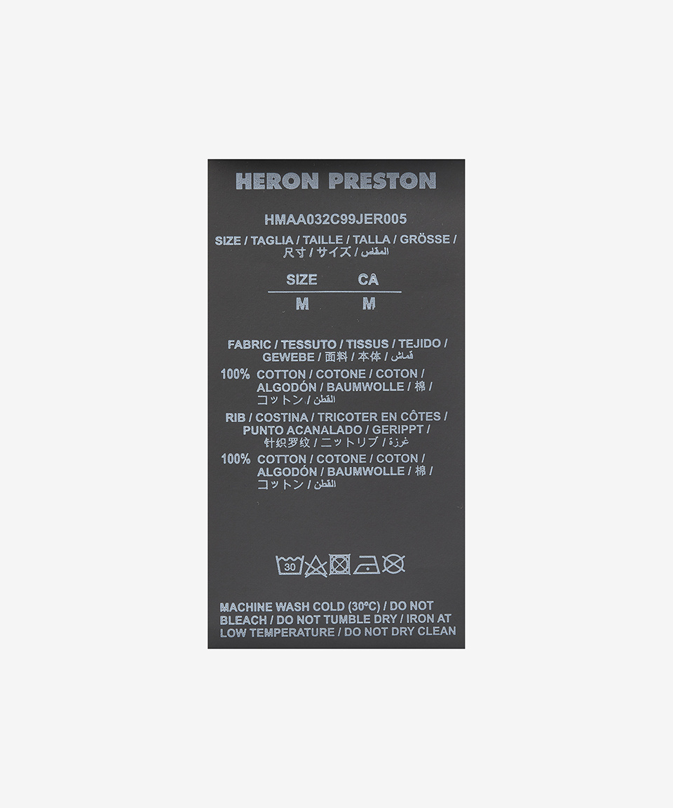 MUSINSA | HERON PRESTON HPNY T-Shirt - Black