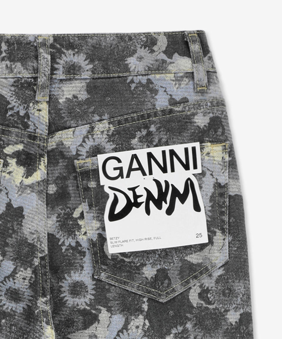 MUSINSA | GANNI Denim Veggie Jeans - Brunella Blue / J1159699