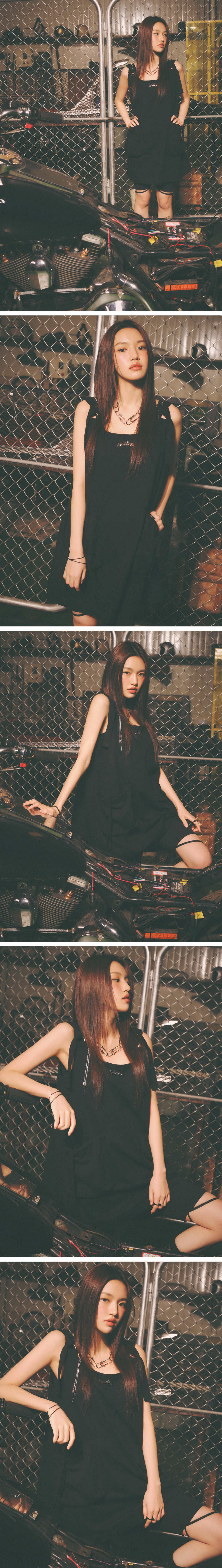 【LALAFOX】 CARGO BOX DRESS ★追跡可 MUSINSA | LALAFOX CARGO BOX DRESS BLACK BP2DO001