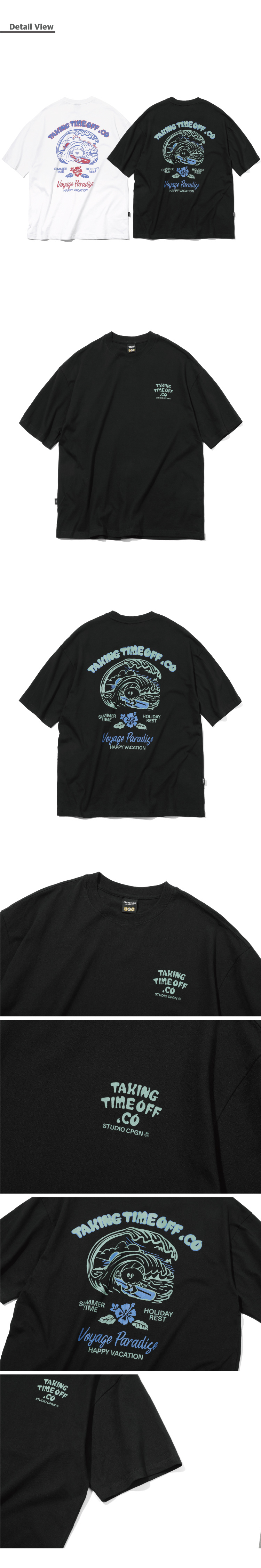 【CPGN STUDIO】23SS★ Time Off Short Sleeve Tee MUSINSA | CPGN STUDIO Time Off Short Sleeve Tee Black
