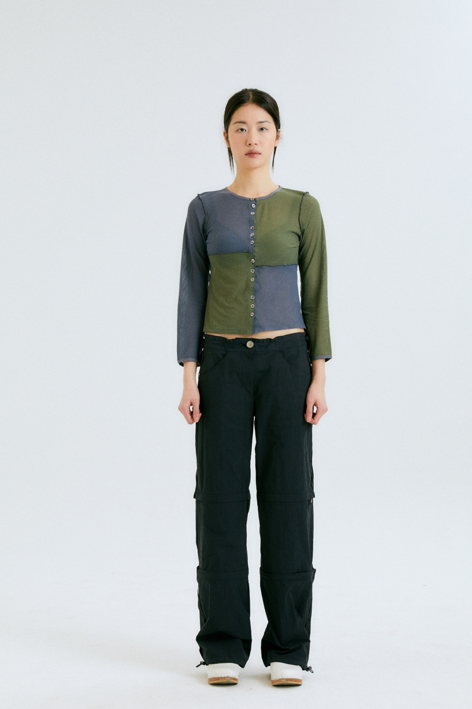 HALOMINIUM MUSINSA ニットパンツ MUSINSA公式 | HALOMINIUM 3 Part Utility Pants / Black