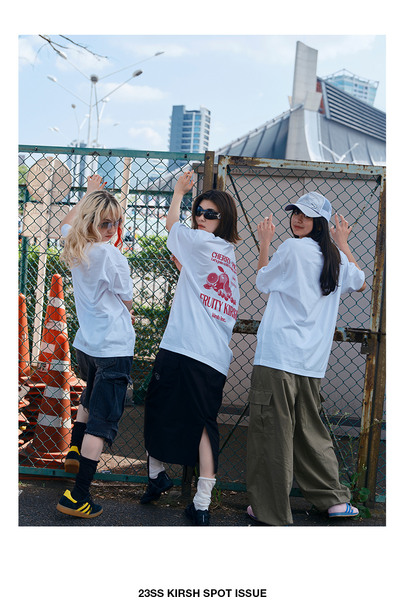 MUSINSA | KIRSH Fruity Kirsch Graphic T-Shirt [White]
