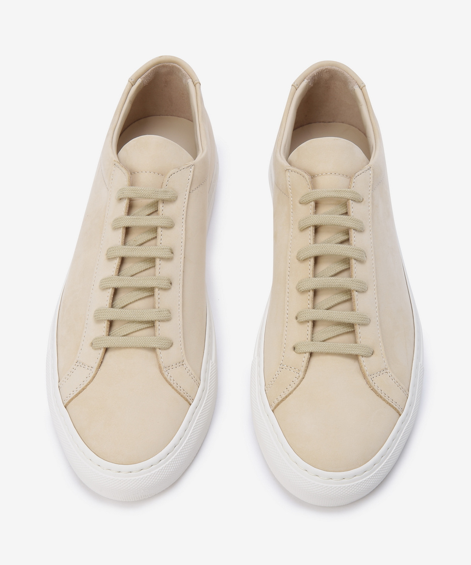 ◆Common Projects ◆ Original Achilles Low Nubuck Sneakers O Common Projects Achilles Low Nubuck Sneakers - Tan | Garmentory