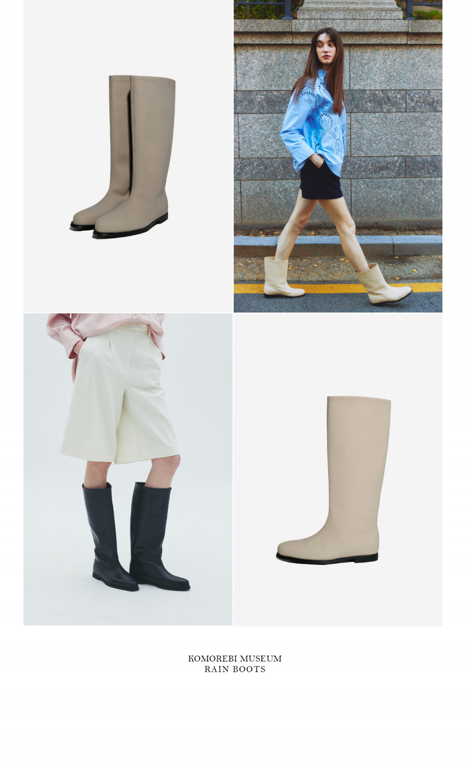 ★komorebi museum★ Immediate delivery_[Exclusive/Rain boots Designer fashion, Seoul-fully created | W Concept
