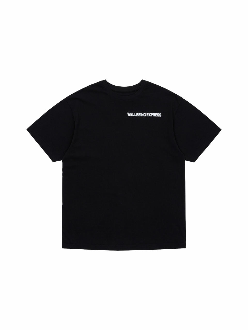 MUSINSA | WELLBEING EXPRESS Oversized Digital Tattoo Tee Black