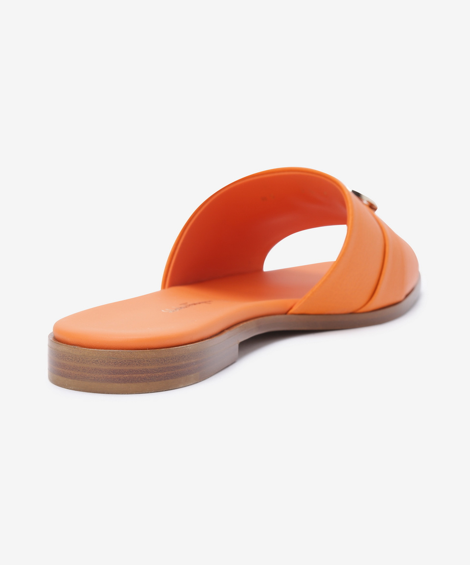 ★FERRAGAMO★ Casual Gancini Slide Orange 01E565758087 01E56 MUSINSA | SALVATORE FERRAGAMO Casual Cancini Slide - Orange