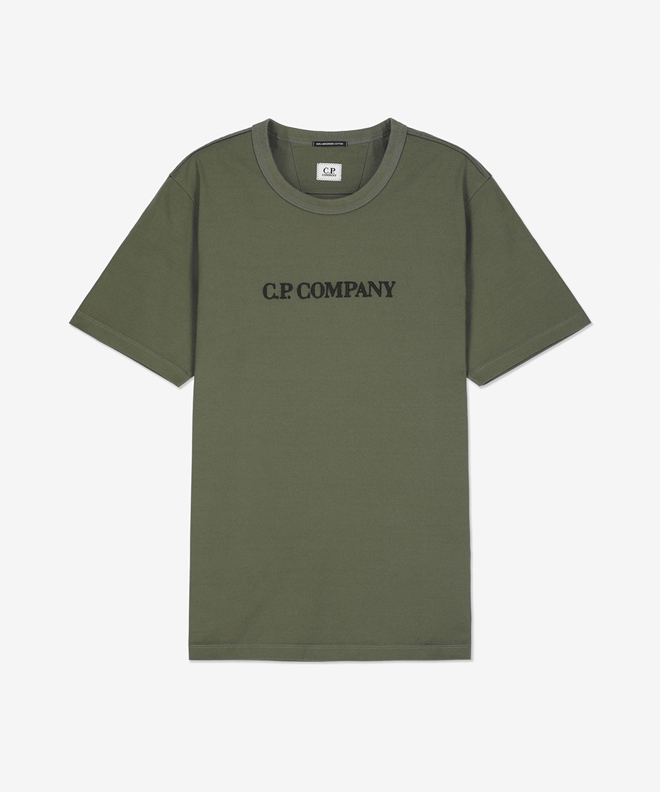 ★C.P. Company★ 302 Relax Fit T-Shirt Bronze Green 14CMTS15 MUSINSA | CP Company 30/2 Relaxed fit T-shirt - Bronze Green