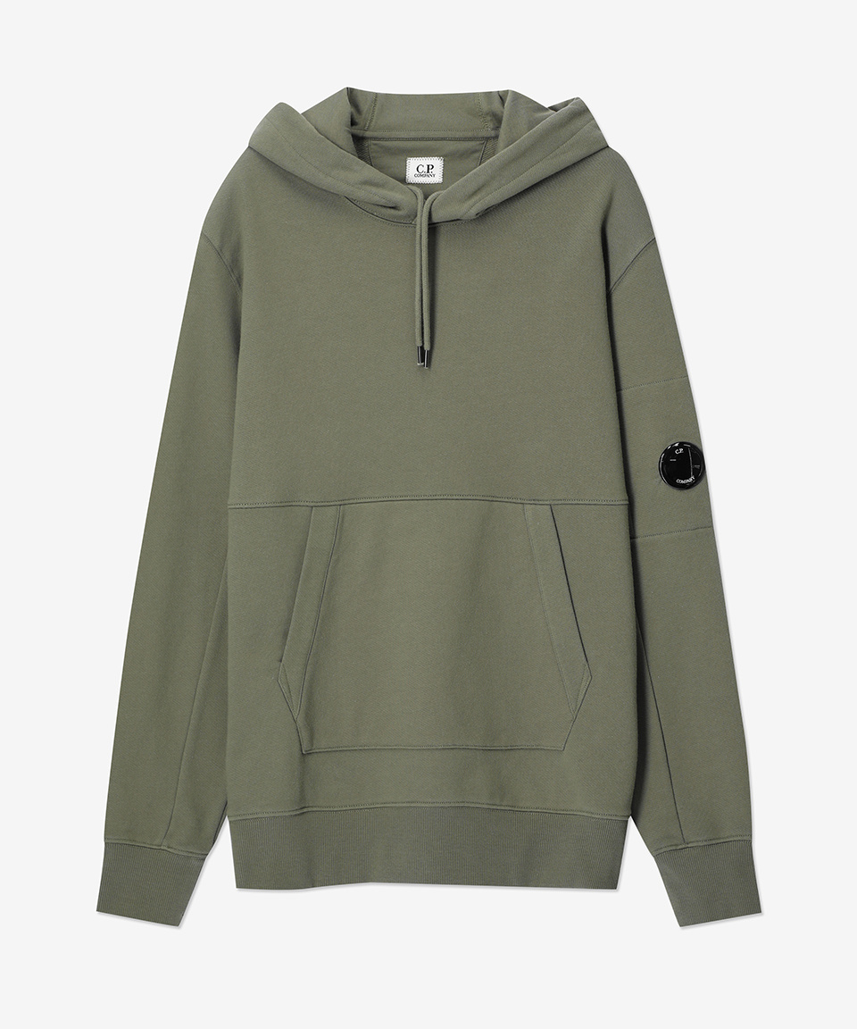 씨피 컴퍼니(CP Company) 남성 렌즈 와펜 플리스 후드 - 브론즈 그린 / 14CMSS023A005086W648 - 사이즈 & 후기 | 무신사