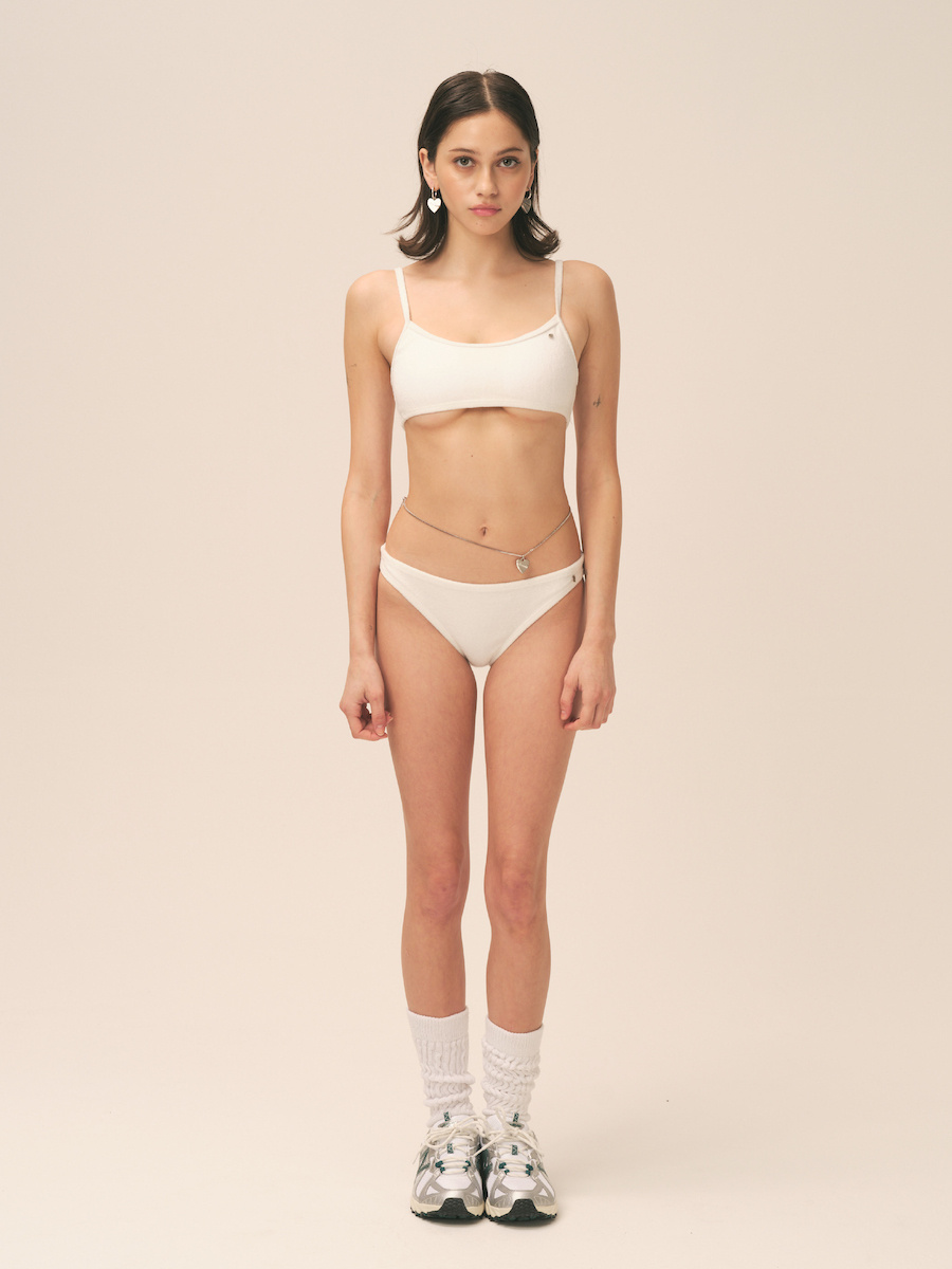 MUSINSA | GLOWNY MALIBU BIKINI 2 SET (IVORY)