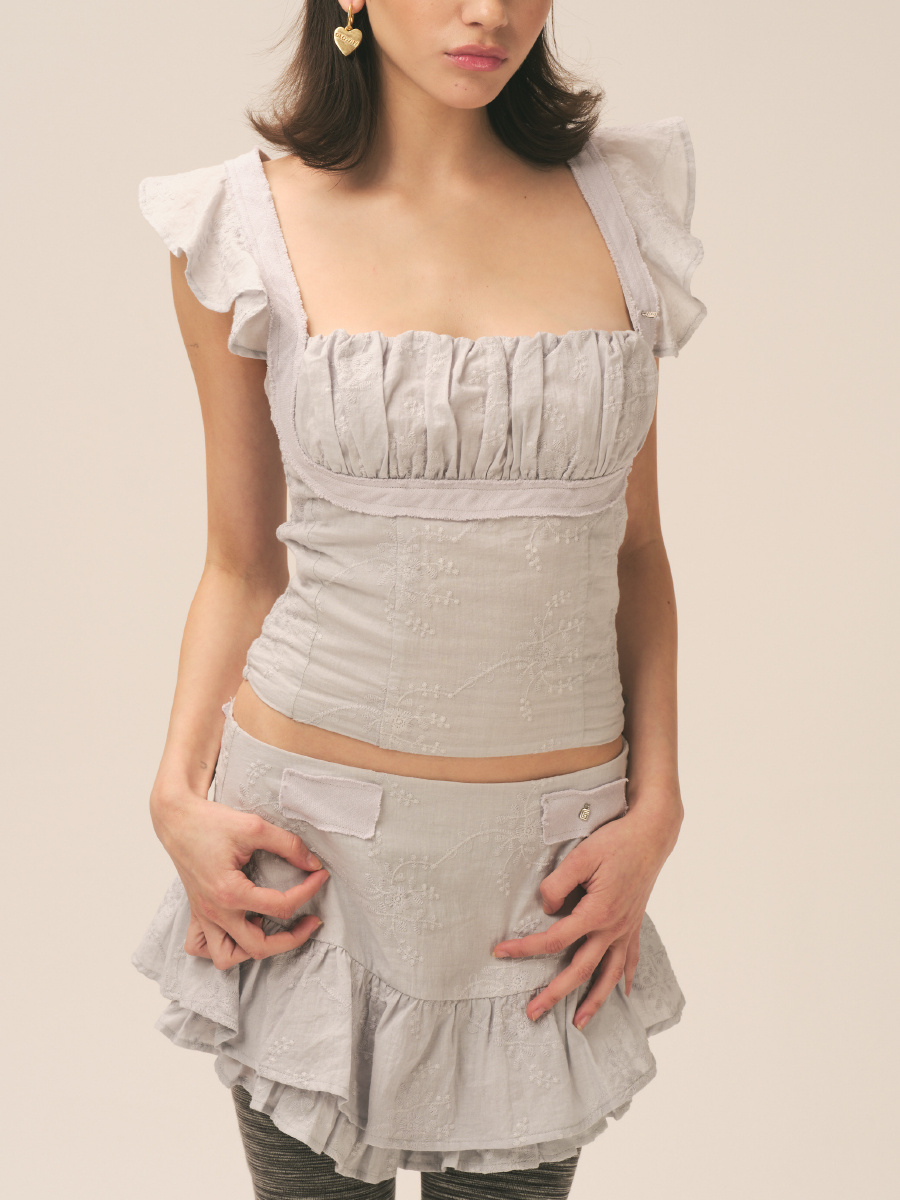 【GLOWNY】 RODEO MICRO MINI SKIRT ♥3Colors RODEO MICRO MINI SKIRT (NAVY) - GLOWNY
