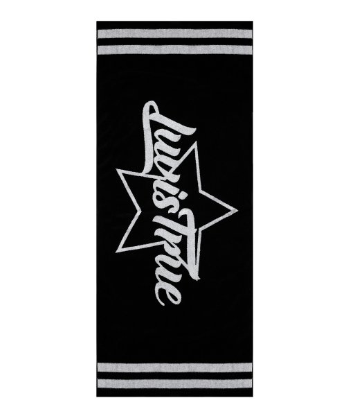 BE LOGO BEACH TOWEL(BLACK)