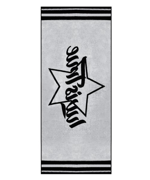 BE LOGO BEACH TOWEL(BLACK)