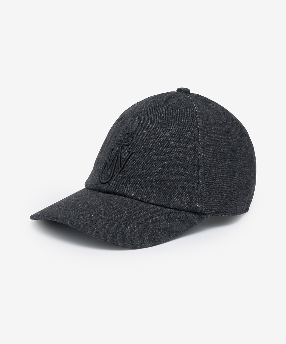 MUSINSA | J.W.ANDERSON Men's Logo Denim Ball Cap - Black
