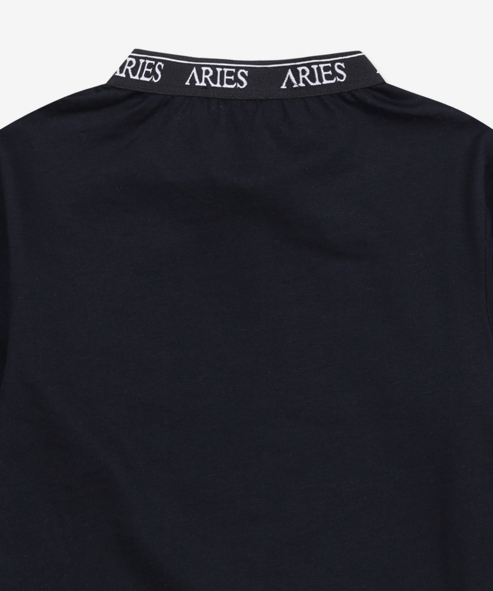 ★ARIES★ Mercerized Long Sleeve T-Shirt Black STAR40000BLK MUSINSA | ARIES Mercerized Long Sleeve T-Shirt - Black