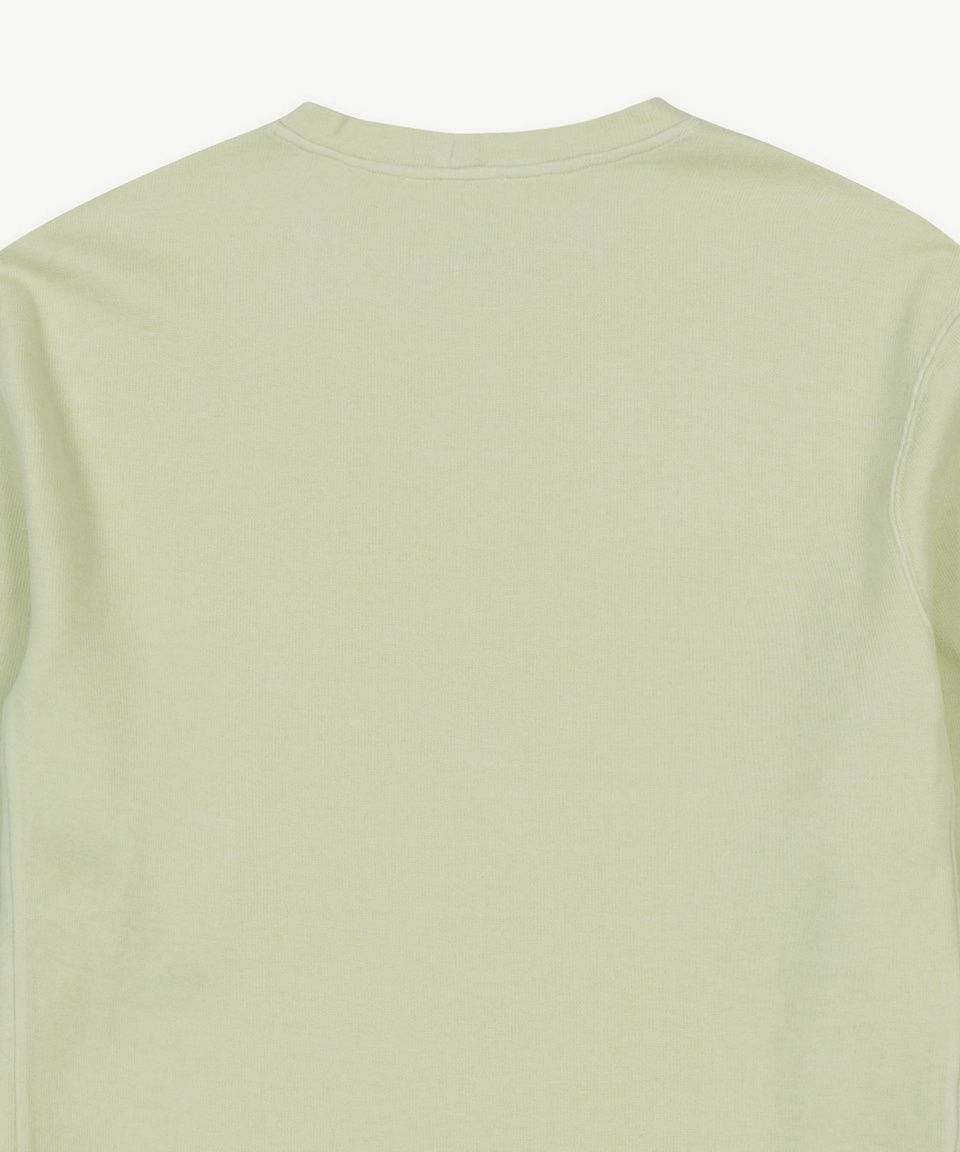 MUSINSA | HELMUT LANG Logo Long Sleeve T-shirt - Lucid Green