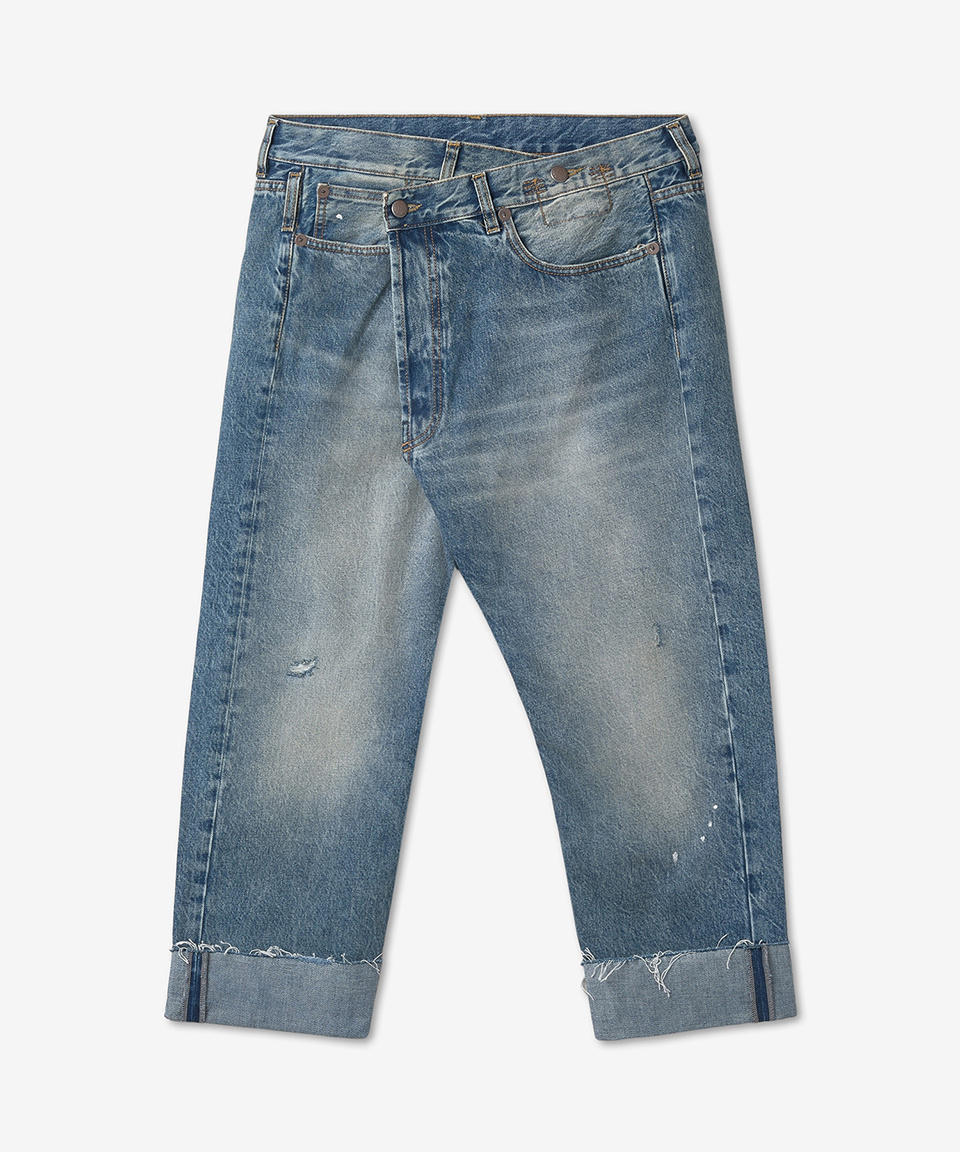 デニム・ジーパン R13 SS25 'Cross Over' Jeans (R13W2048735 JASPER) R13 Crossover Jeans | Saks Fifth Avenue