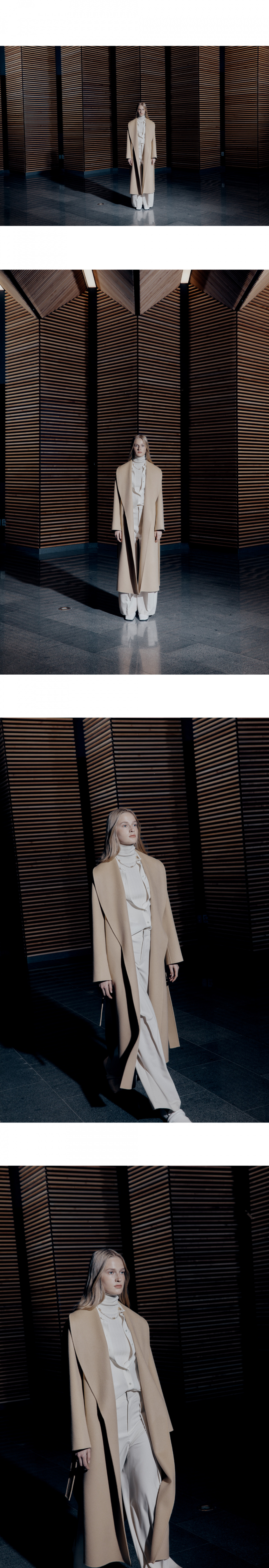 뮤제(MUSEE) [ANGORA 20%] ANNA Angora Shawl Collar Handmade Coat_Creamy ...