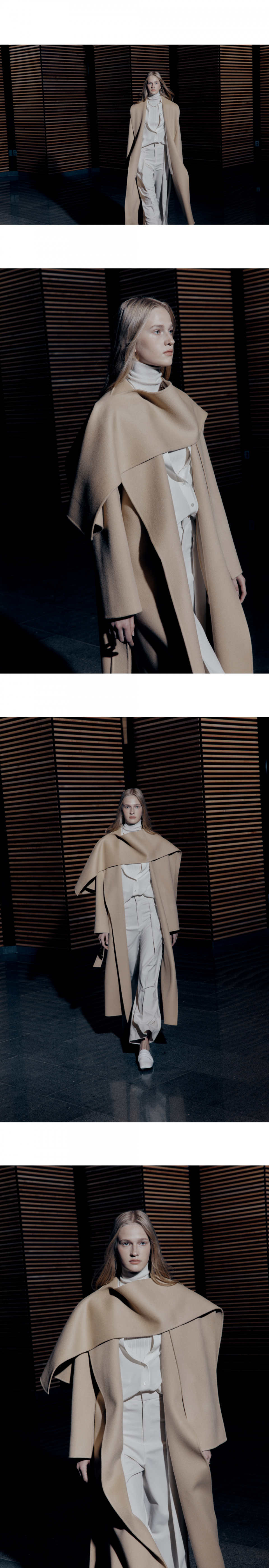 뮤제(MUSEE) [ANGORA 20%] ANNA Angora Shawl Collar Handmade Coat_Creamy ...