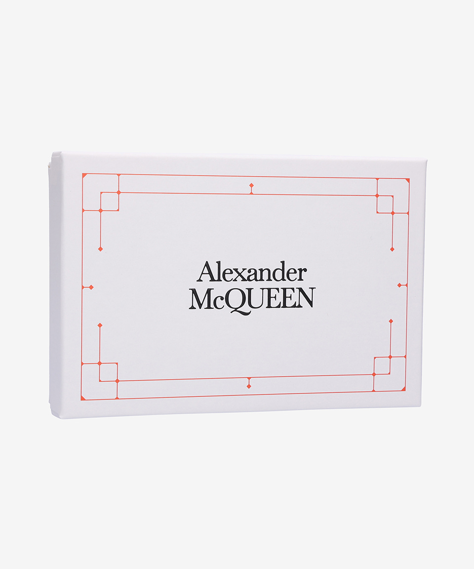 MUSINSA | ALEXANDER McQUEEN Skull Card Holder - Red