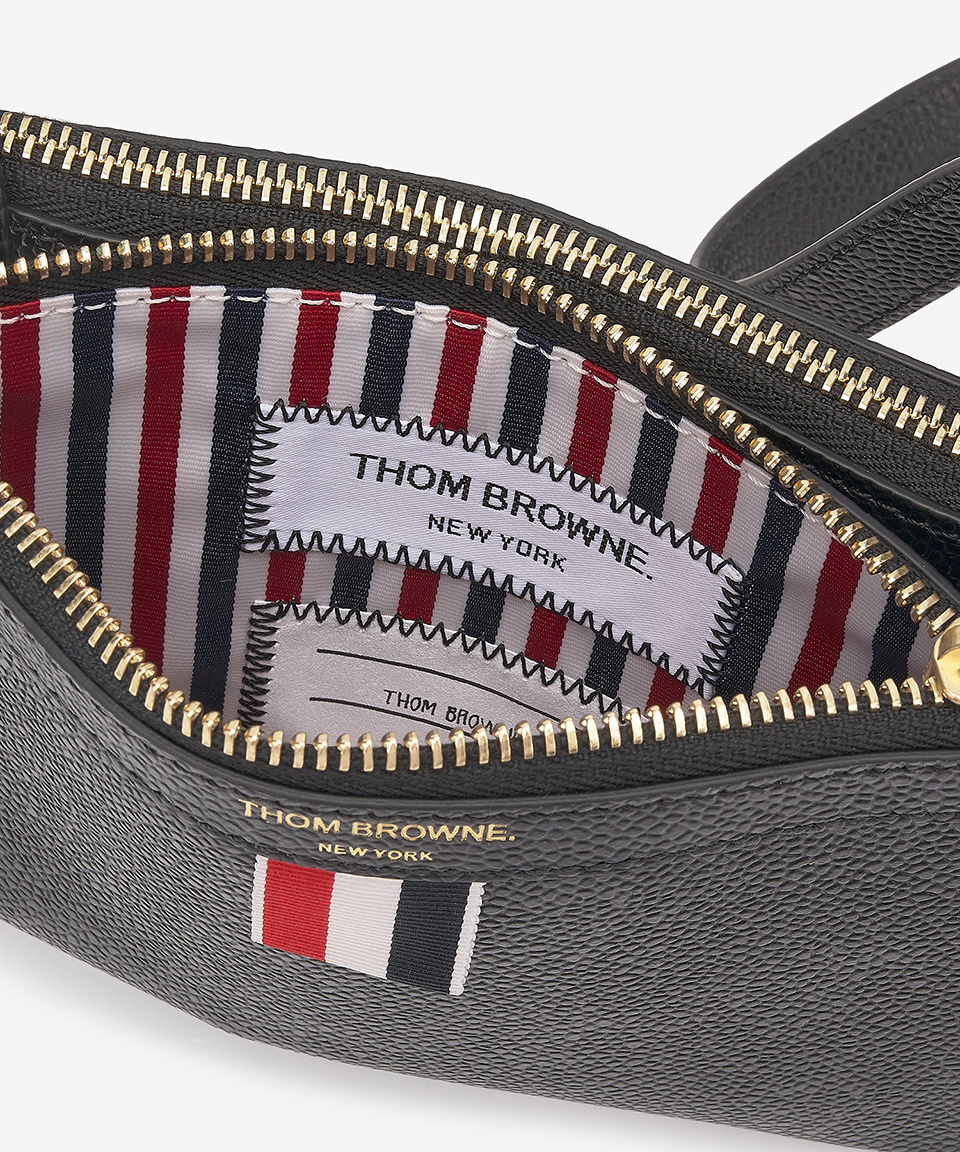 【会員限定品】thom browne ストライプ メタルバッグ 会員限定品】thom browne ストライプ メタルバッグ
