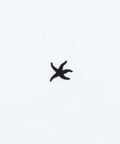 TCM starfish mini logo T (white)