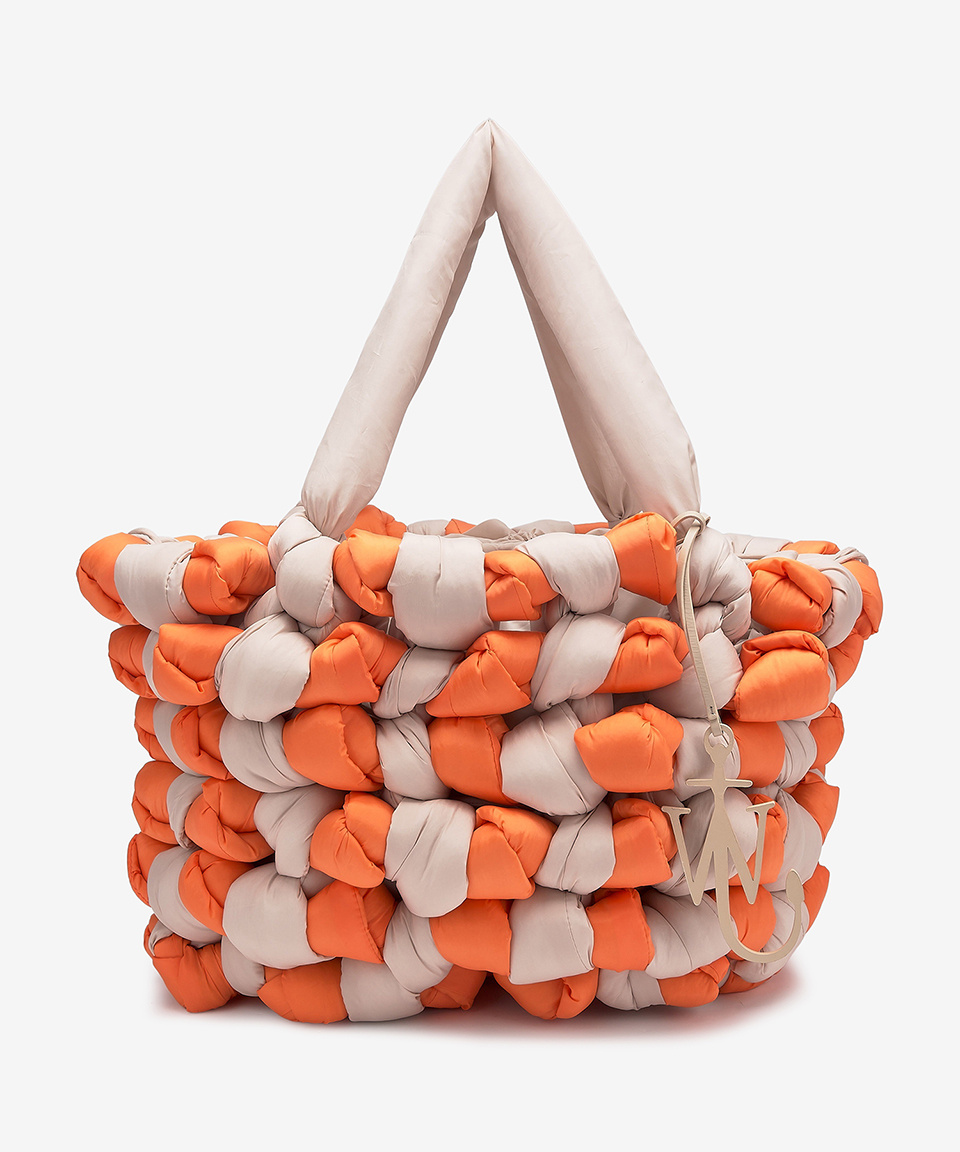 トートバッグ J W ANDERSON Noted Tote Bag White Orange HB0514FA0237029 HB0 MUSINSA | J.W.ANDERSON Noted Tote Bag - White: Orange
