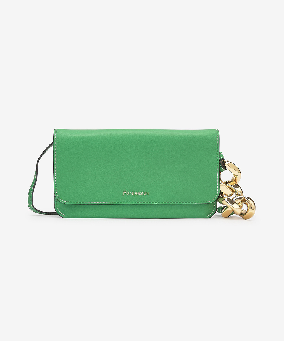 トートバッグ J W ANDERSON Chain Phone Pouch Bright Green AC0230LA0088497 MUSINSA | J.W.ANDERSON Chain Phone Pouch - Bright Green