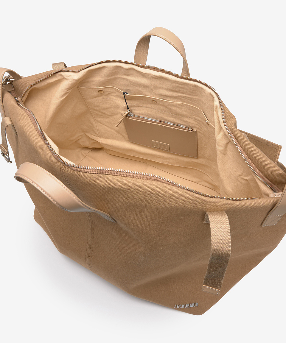 ★JACQUEMUS★ Le Sac A Laju Tote Bag Dark Beige 225BA0233029 MUSINSA | JACQUEMUS LeSak Azure Tote Bag - Dark Beige