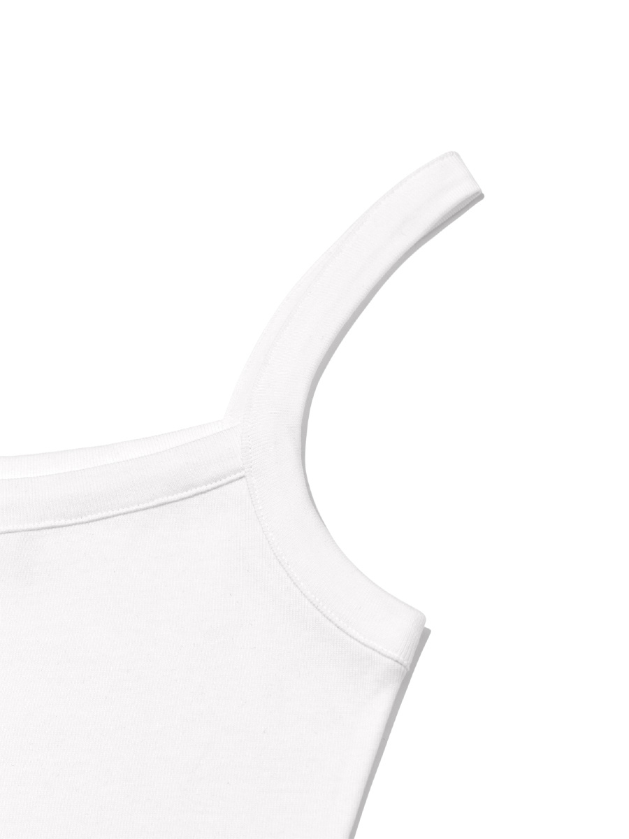 ★GLOWNY★ G CLASSIC TANK WHITE G CLASSIC SHORT TANK (WHITE) - GLOWNY