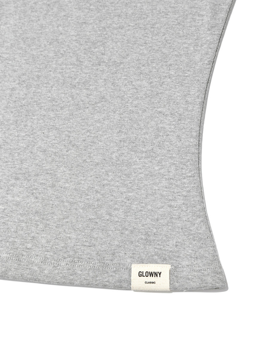 lcdc キャミ　glowny blackup cos musinsa MUSINSA公式 | GLOWNY G CLASSIC CAMISOLE (GRAY)