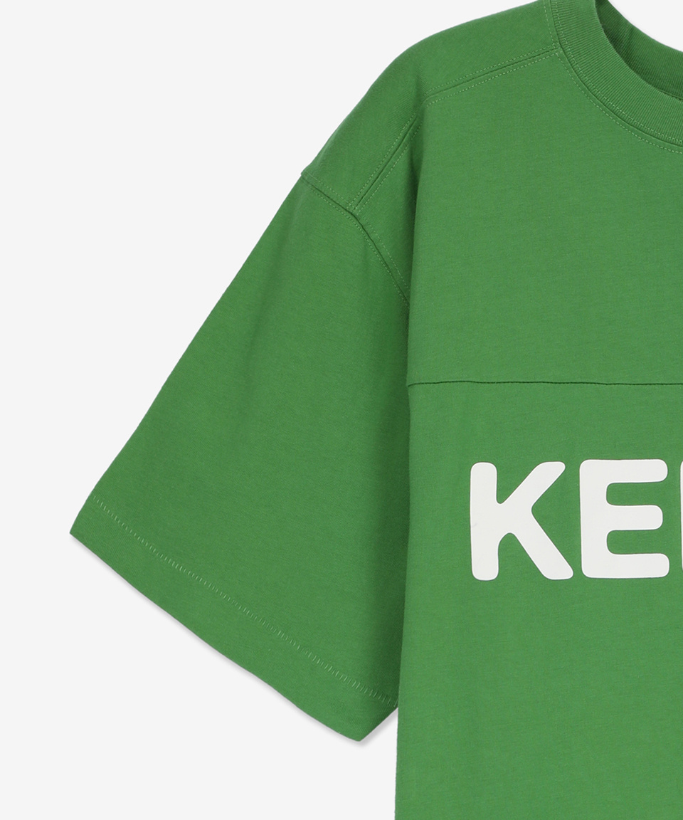 ★KENZO★ Logo Short Sleeve T-Shirt Green FD55TS4094SG57 FD5 MUSINSA | KENZO Logo Short sleeve T-shirt - Green