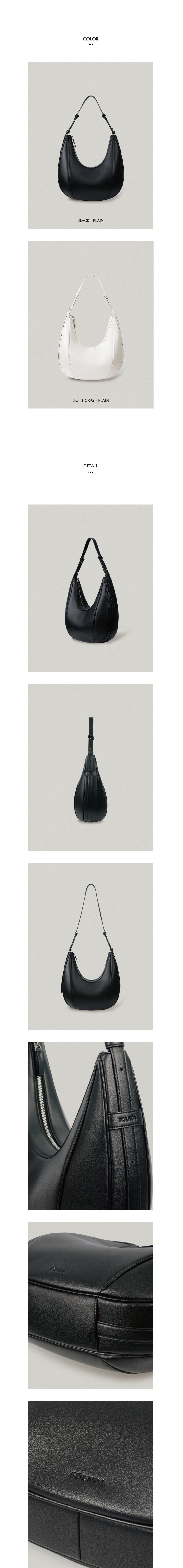 MUSINSA | FOLNUA BIG OVAL BAG - PLAIN [2COLOR]