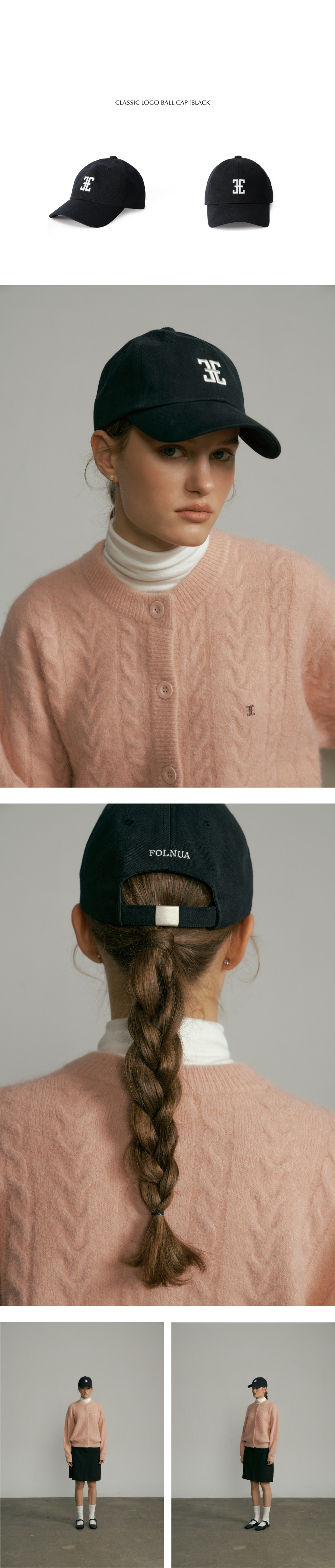MUSINSA | FOLNUA CLASSIC LOGO BALL CAP [5COLOR]