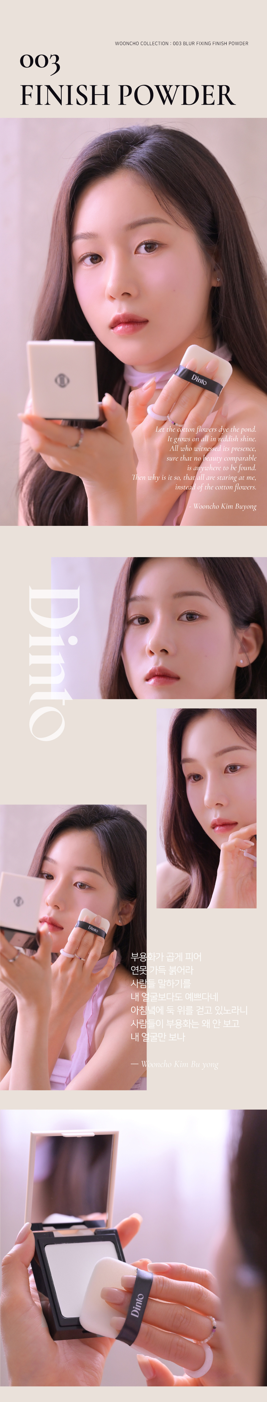 딘토(DINTO) 운초 블러픽싱 피니쉬 파우더 팩트