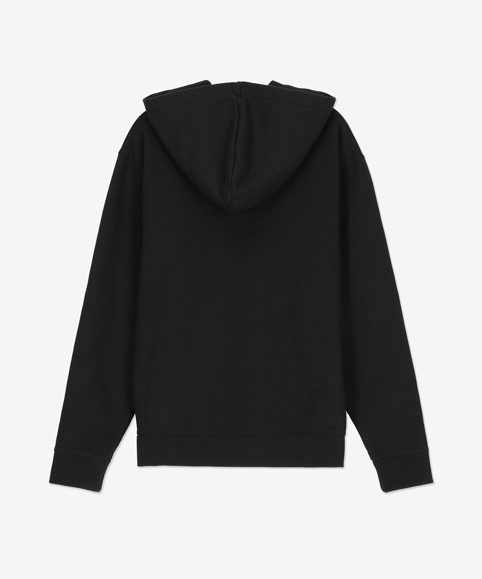 パーカー・フーディ MAISON KITSUNE Logo embroidery hood black JM00326KM0020P199 MUSINSA | MAISON KITSUNE Logo Embroidery Hood - Black