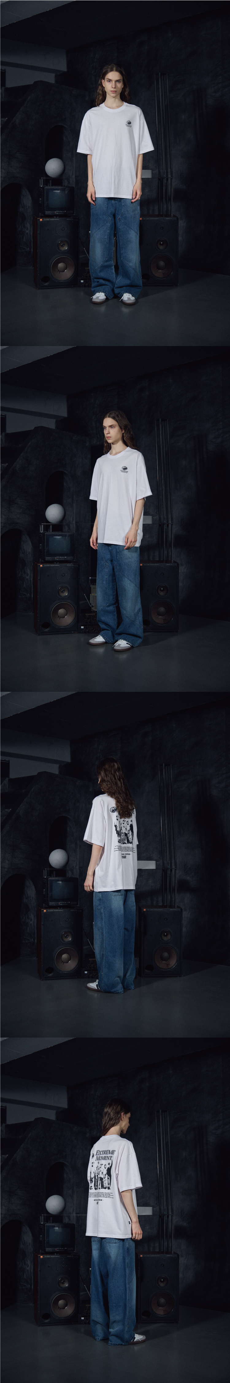 【CPGN STUDIO】23SS★ Extreme Moment Short Sleeve Tee MUSINSA公式 | CPGN STUDIO Extreme moment short sleeve tee white