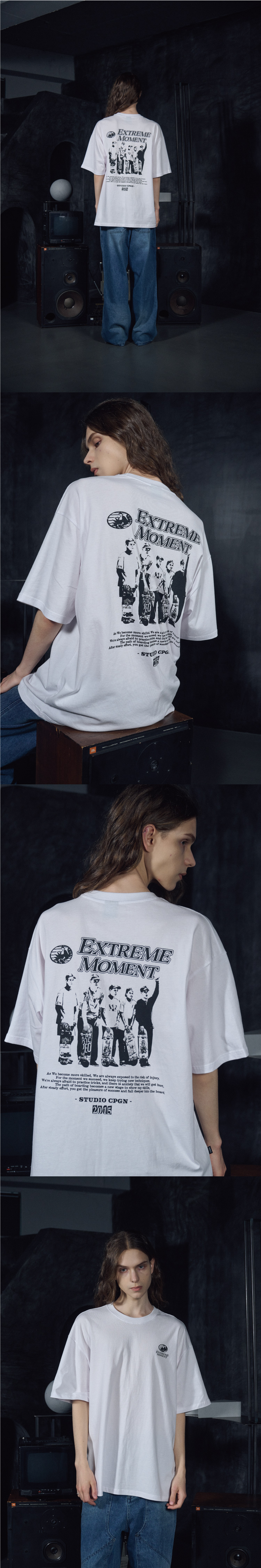 【CPGN STUDIO】23SS★ Extreme Moment Short Sleeve Tee MUSINSA | CPGN STUDIO Extreme moment short sleeve tee white