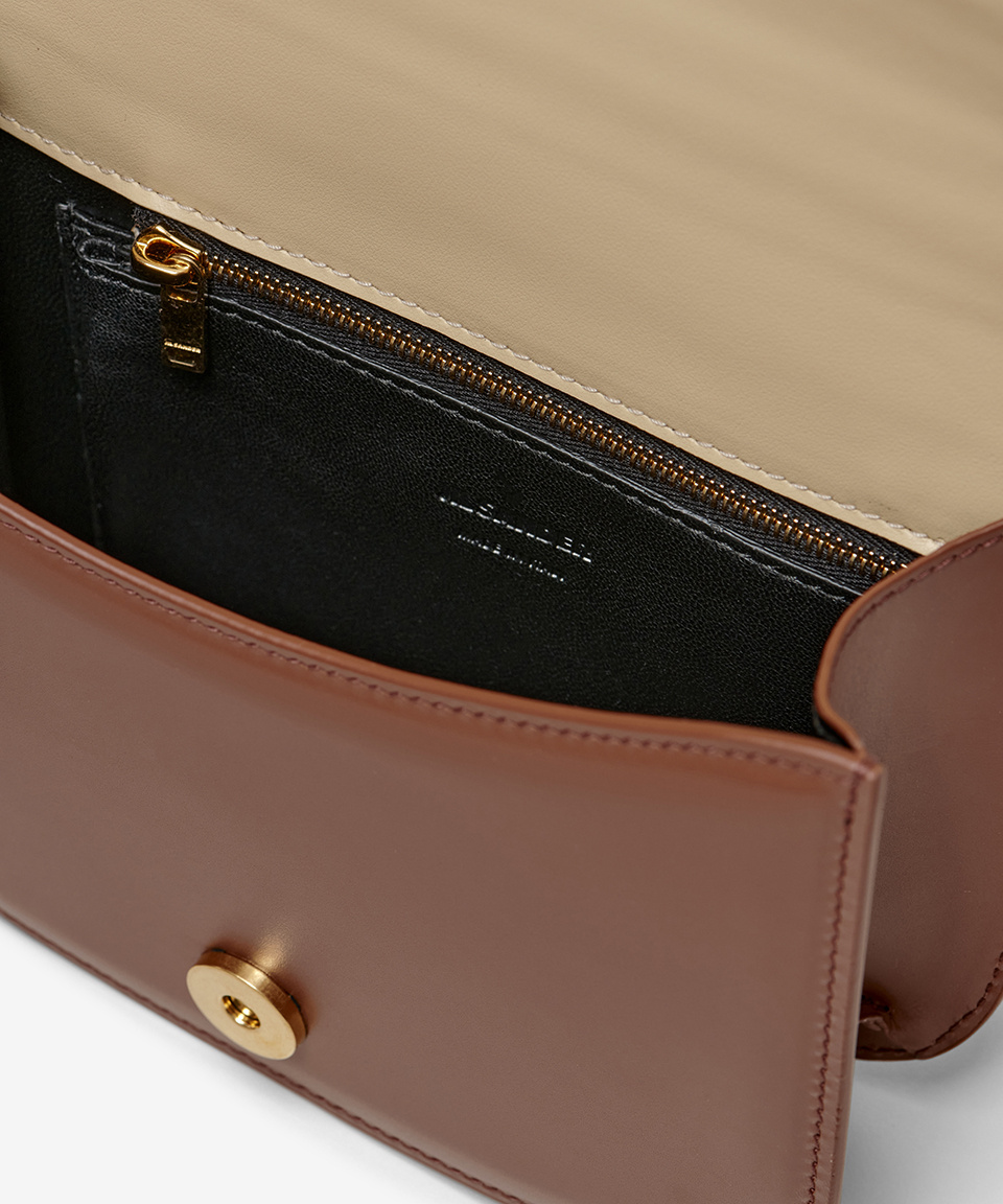 MUSINSA公式 | JIL SANDER Halo Shoulder Bag - Rosewood