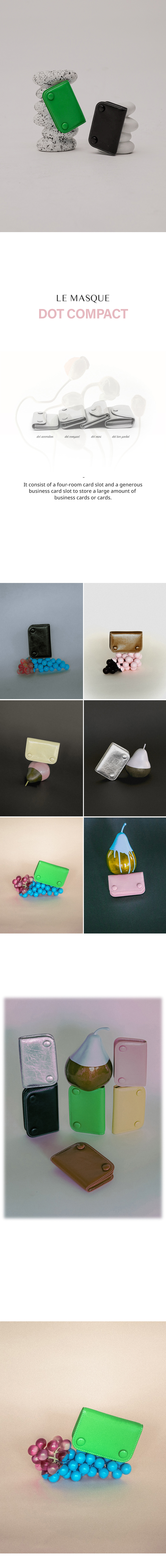 MUSINSA公式 | LEMASQUE Dot Compact Business Card Card Holder