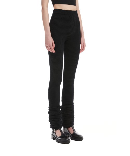 Black Knit Leggings