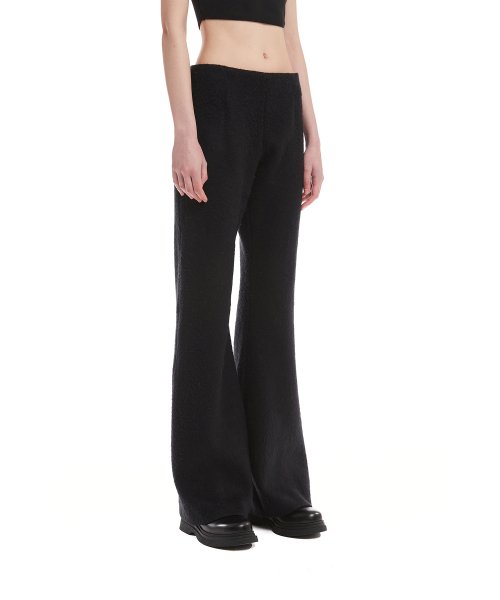 Black Brushed Pants