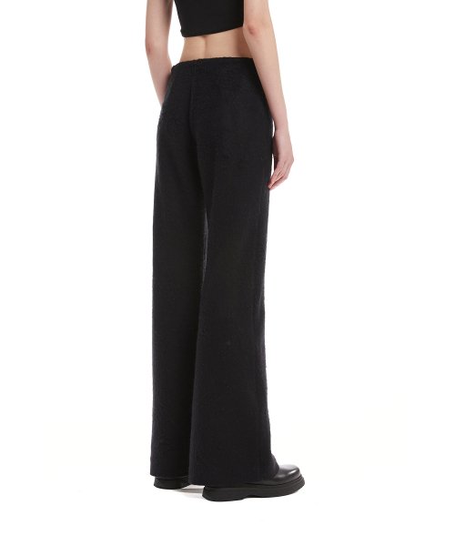 Black Brushed Pants